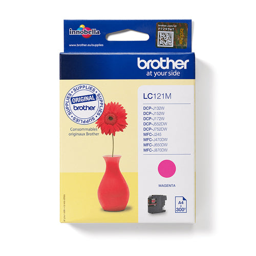 Brother LC121M ink cartridge 1 pc(s) Original Magenta Brother LC121M ink cartridge 1 pc(s) Original Magenta
